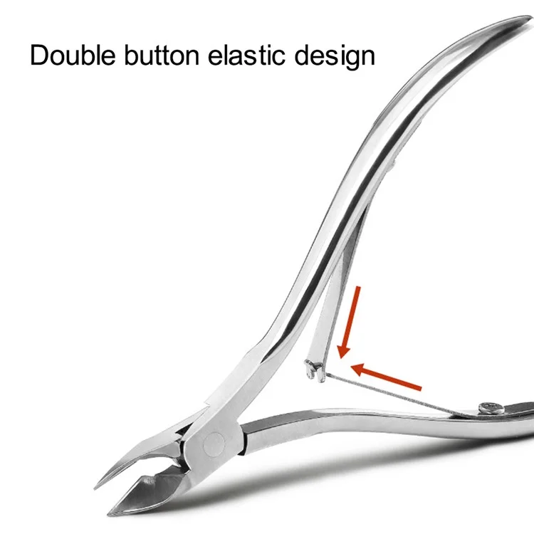 KINEPIN J1052 Cuticle Nippers Scissors Cutters Stainless Steel Nail Care Tool for Manicure Pedicure