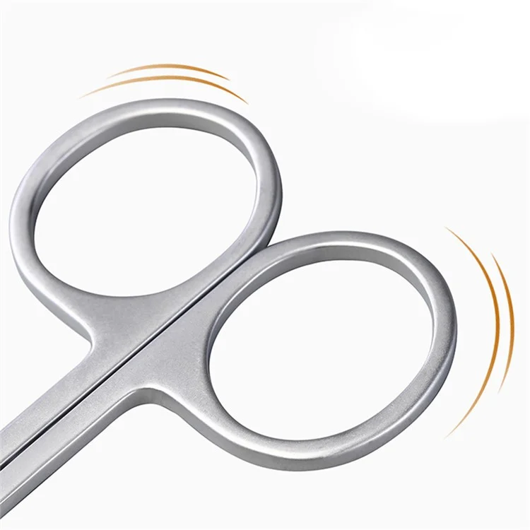 KINEPIN J1048 Tesoura para Beleza de Aço Inoxidável para Bigode, Barba, Nariz, Sobrancelhas