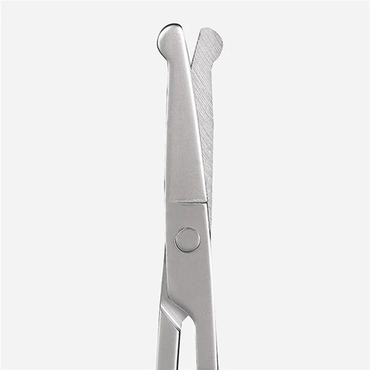KINEPIN J1048 Tesoura para Beleza de Aço Inoxidável para Bigode, Barba, Nariz, Sobrancelhas