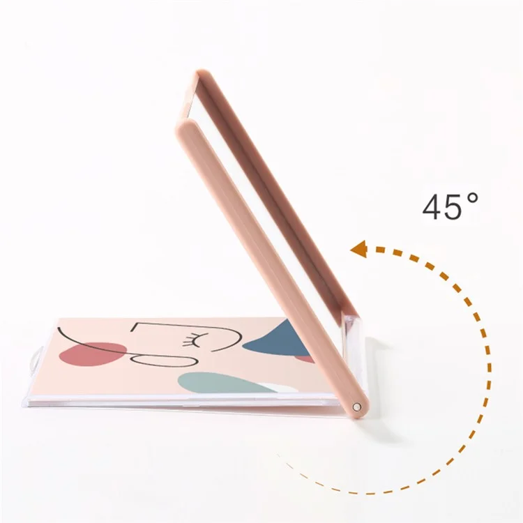KINEPIN J1083 Espejo Portátil Plegable Super HD Pequeño Espejo de Mesa para Maquillaje para Viajes y Dormitorios