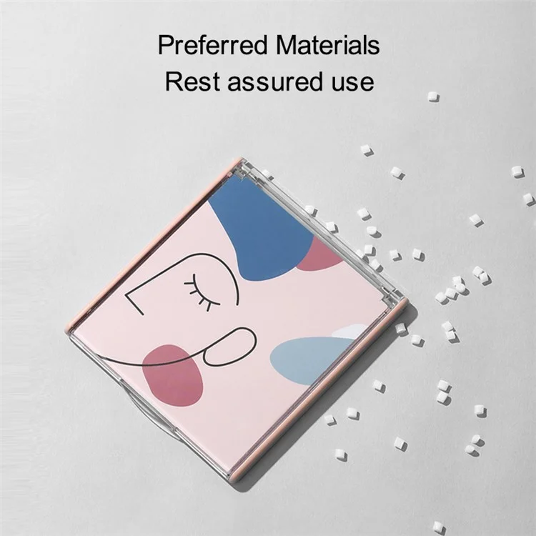 KINEPIN J1083 Espejo Portátil Plegable Super HD Pequeño Espejo de Mesa para Maquillaje para Viajes y Dormitorios