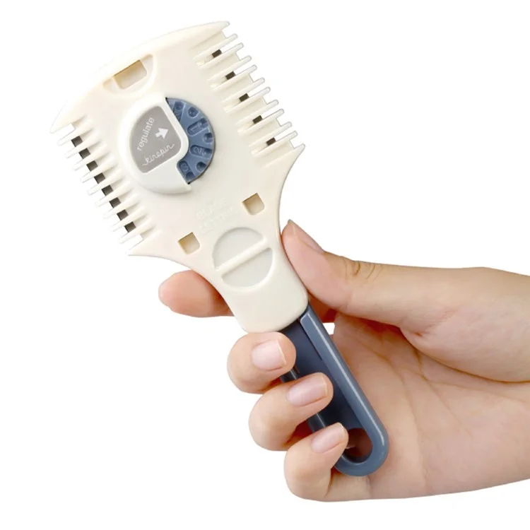 KINEPIN J1081 Aparador de Cabelo Pente Aparador de Cabelo Duplo Lado Pente Escova para Salão de Casa