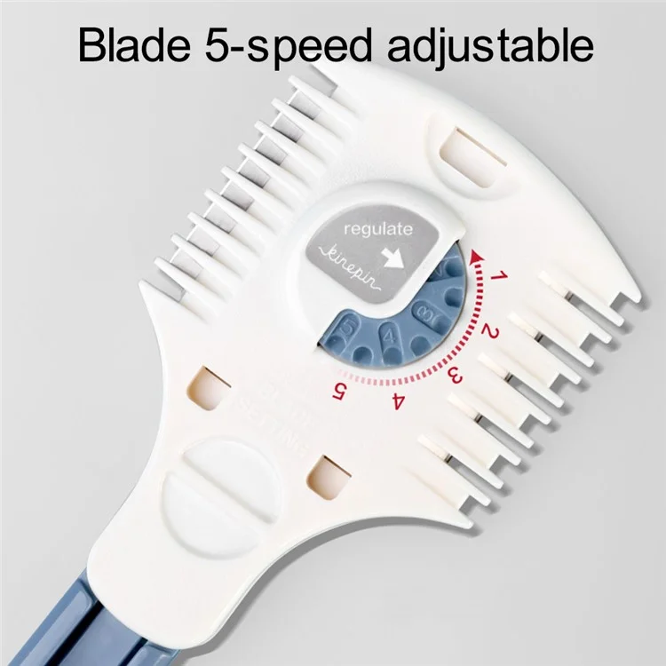 KINEPIN J1081 Aparador de Cabelo Pente Aparador de Cabelo Duplo Lado Pente Escova para Salão de Casa