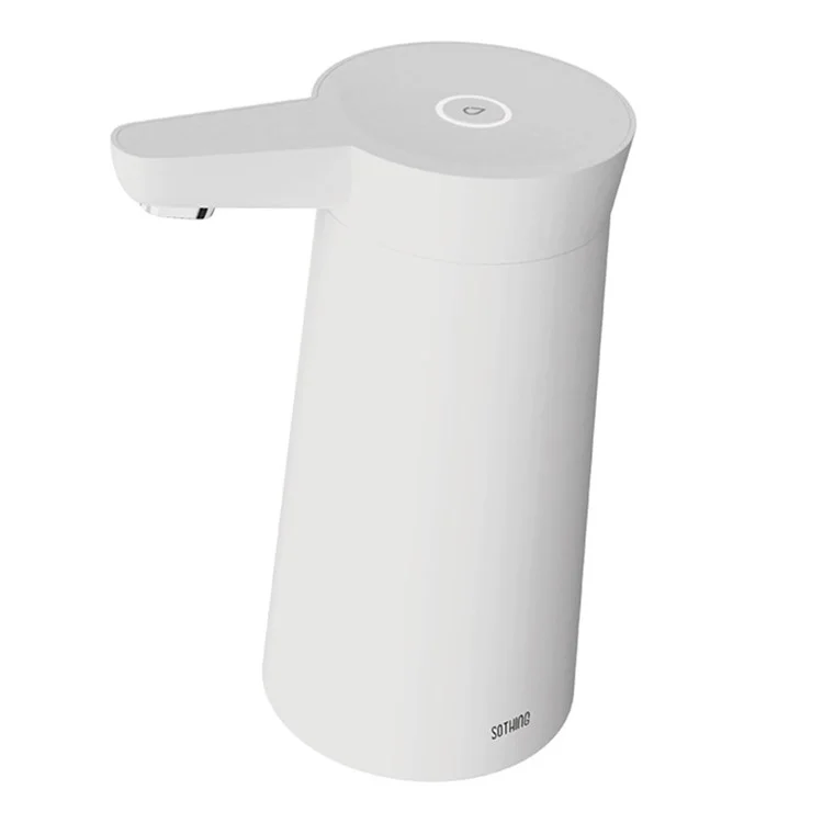 Distributeur d'eau électrique SOTHING, contrôle à un bouton, pompe à eau de bouteille automatique (sans BPA, sans certification FDA) - Blanc