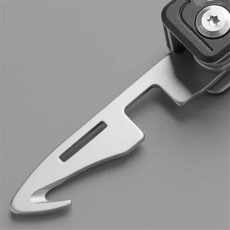 XIAOMIYOUPIN NEXTOOL Portable Stainless Steel Knife Screwdriver Bottle Opener Rope Cutter Outdoor Multifunctional Tool - Black