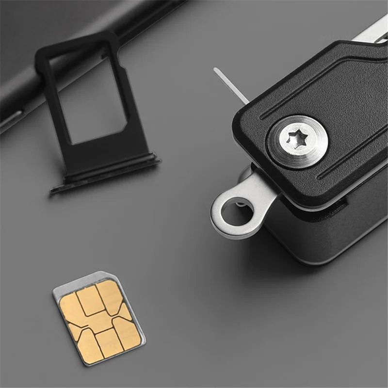 XIAOMIYOUPIN NEXTOOL Portable Stainless Steel Knife Screwdriver Bottle Opener Rope Cutter Outdoor Multifunctional Tool - Black