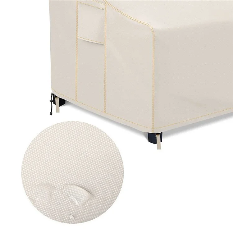 TX-YYZ01 137*96*73 / 50cm 600D Oxford-Stoff Wasserabweisende Outdoor-Möbelabdeckung Sofaüberzug 