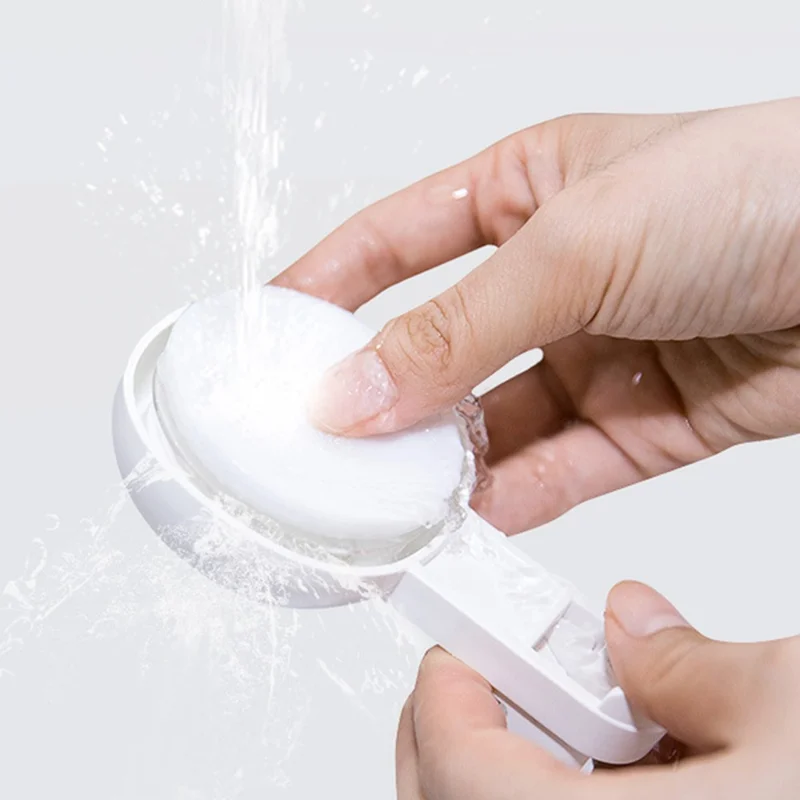 TAILI AW553 2Pcs Punch-free Vacuum Suction Cup Wall Door Hook Bag Towel Hanging ABS Hook - Wide Hook