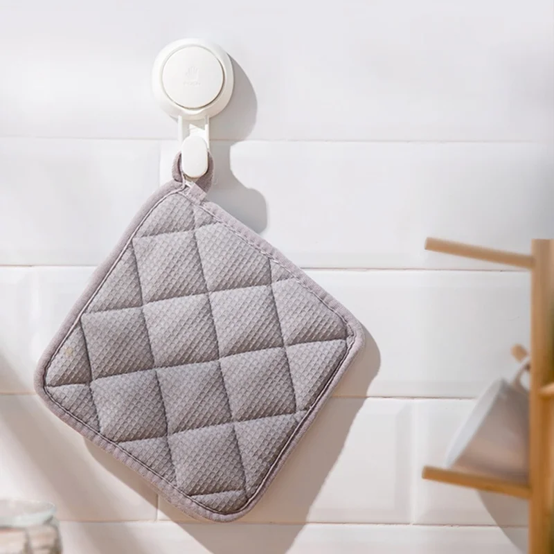 TAILI AW553 2Pcs Punch-free Vacuum Suction Cup Wall Door Hook Bag Towel Hanging ABS Hook - Wide Hook