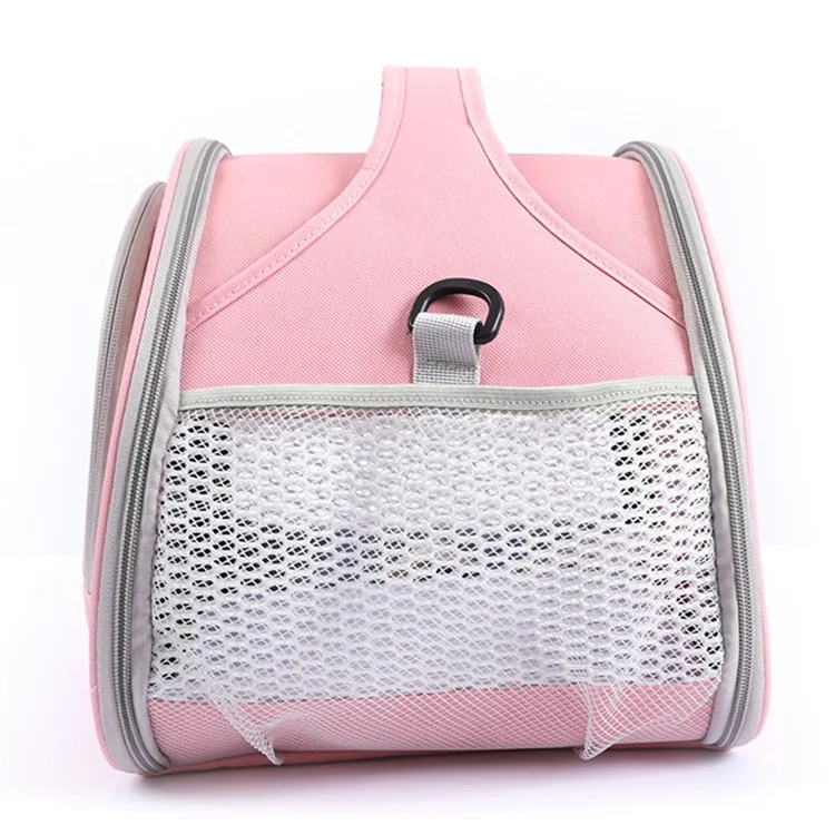 Size S Hamster Carrier Bag Oxford Cloth Breathable Guinea Pig Rabbit Small Pet Carrying Bag - Black