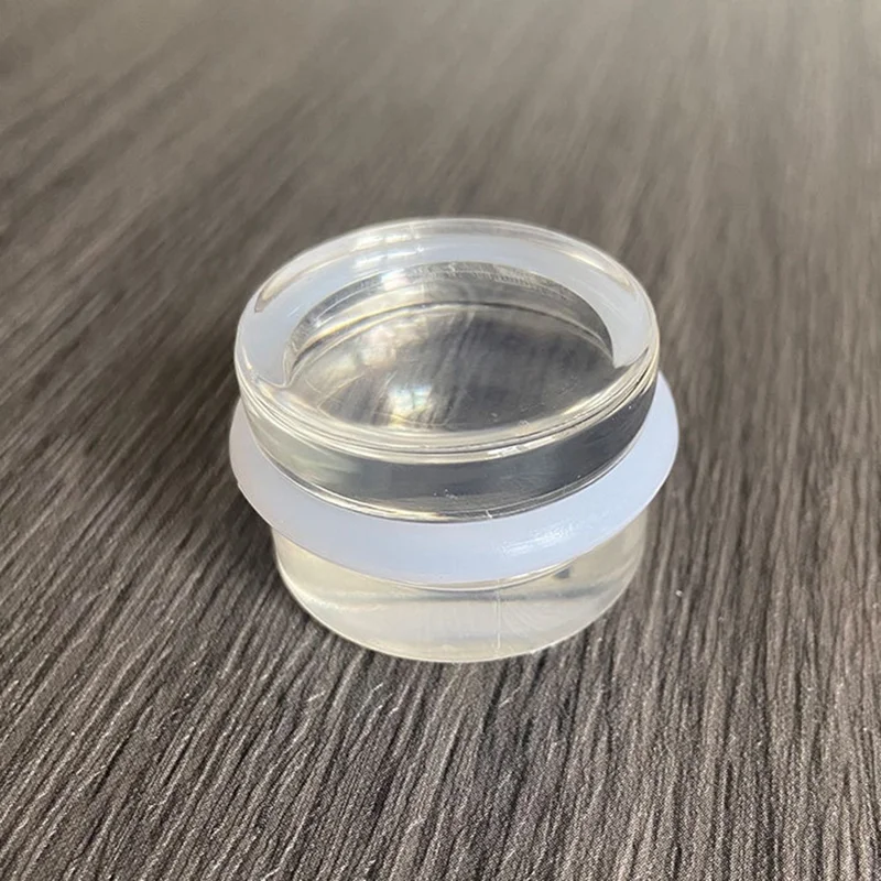 Resin Door Stopper No Need Punch Transparent Self Adhesive Door Stop Holder