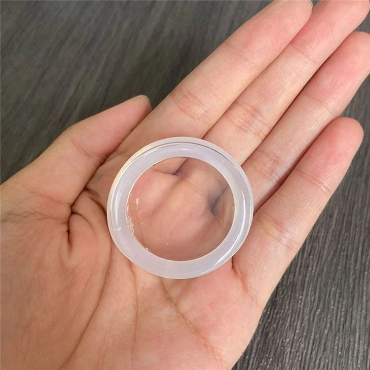 Resin Door Stopper No Need Punch Transparent Self Adhesive Door Stop Holder