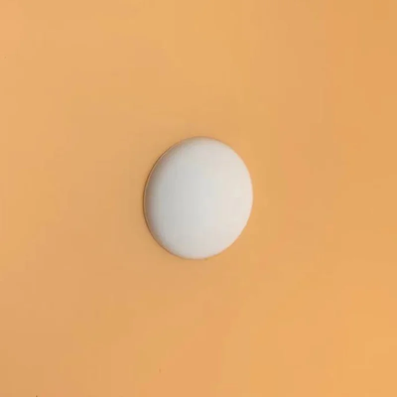 6Pcs 40x8mm White Silicone Anti-collision Pad Self-adhesive Door Handle Bumper Round Door Stop Muffler