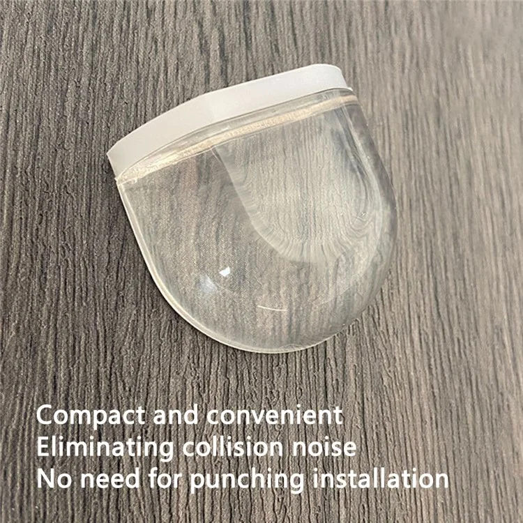 Door Stopper Resin Wall Protector Self-Adhesive Door Buffer Floor Stop for Home and Office