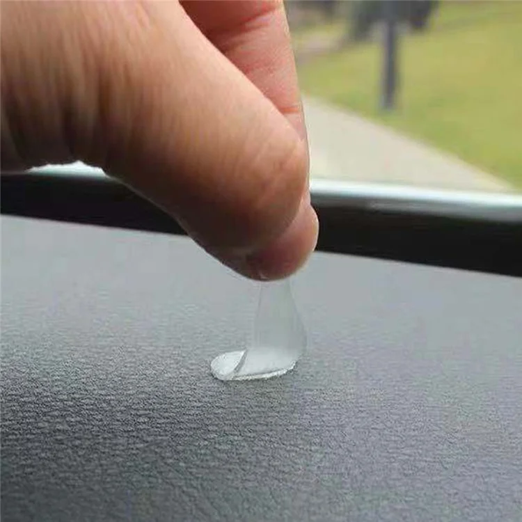 BENYIDA 10Pcs / Set 40x1.0mm Transparent Double-Sided Adhesive Round No Trace Acrylic Sticky Pad