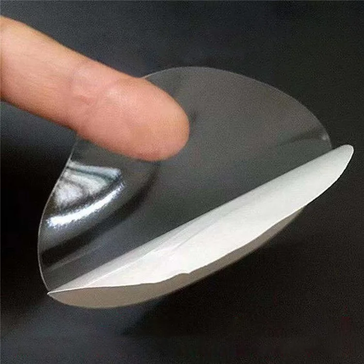 BENYIDA 10Pcs / Set 40x1.0mm Transparent Double-Sided Adhesive Round No Trace Acrylic Sticky Pad