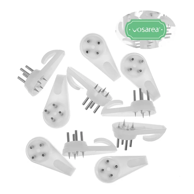 10Pcs PP Hardwall Hanger Invisible Nail Photo Frame Seamless Wall Mount Art Painting Hanging Hooks - Size: M (No. 3)