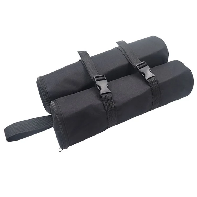 HG0209 600D Oxford Ткань Защитная крышка для палатки Песочный мешок, размер S: 11,5*15,5 дюйма - Черный 