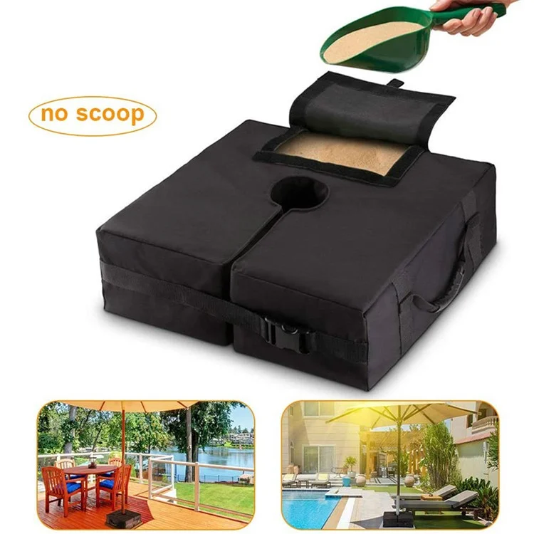 KG0045 900D Oxford Cloth Square Détachable Patio Parasol Base Sac Poids