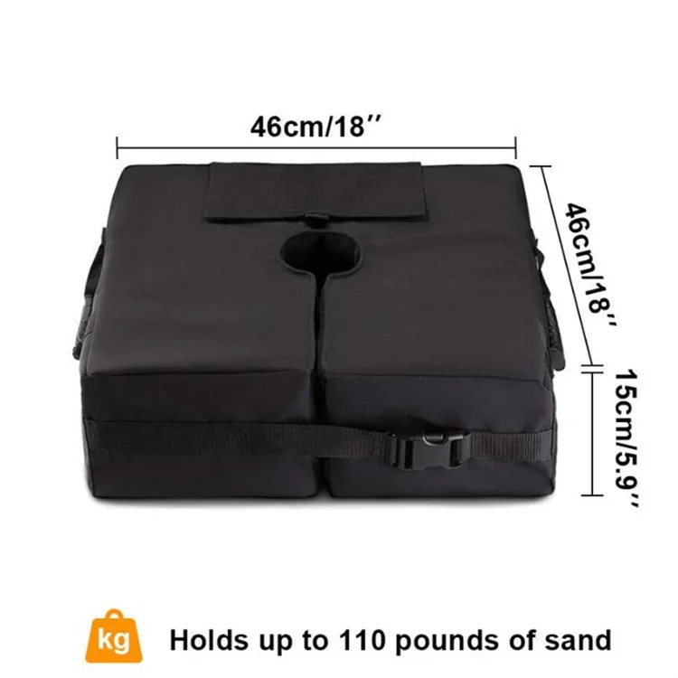 KG0045 900D Oxford Cloth Square Détachable Patio Parasol Base Sac Poids