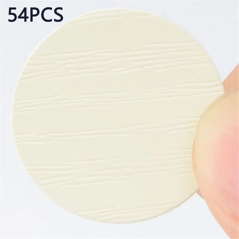 54Pcs / Sheet Adhesive Screw Stickers Screw Hole PVC Cover Caps 21cm Decor Sticker for Table, Furniture - PC-006