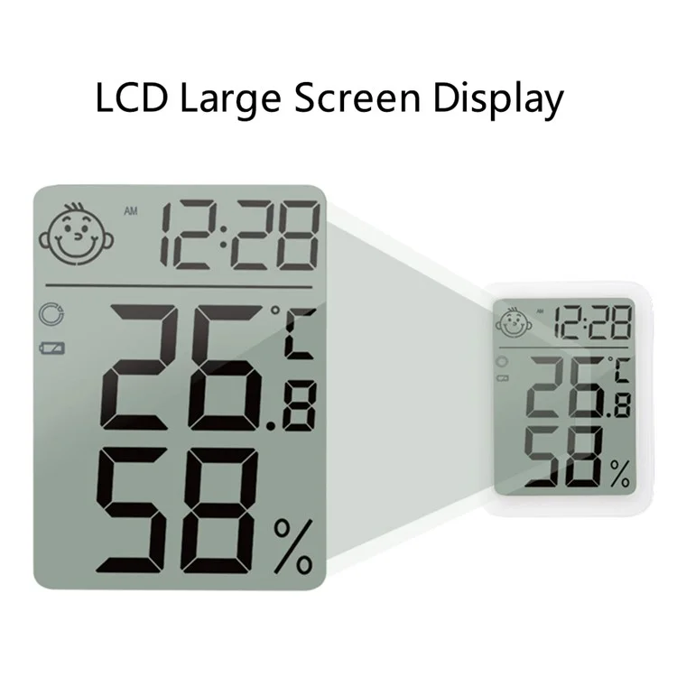 6046B Smart App Digital Display Термометр Гигрометр Температура и Влажность Метр со Стендом