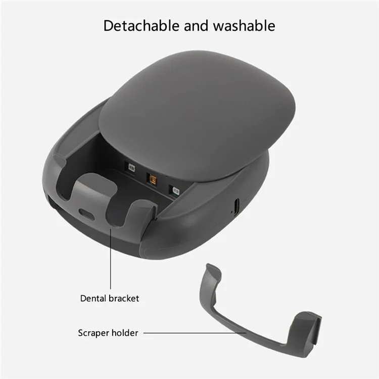 RM-S9 Esterilizador e Secador de Escova de Dentes UVC - Cinza