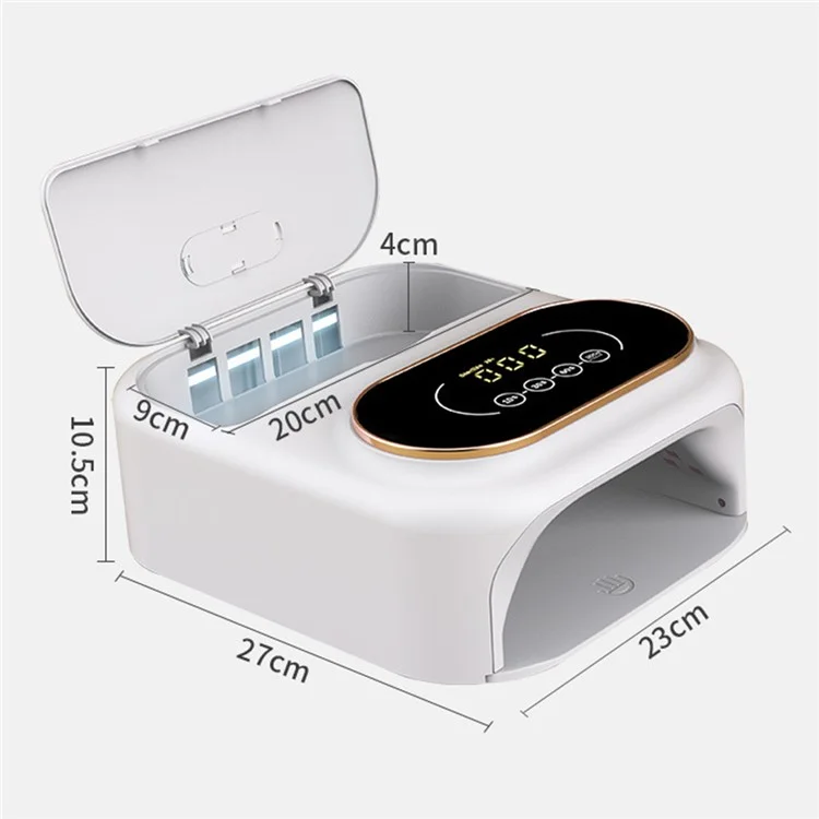 BLUEQUE BQ-V16 UV LED Nagellampte 148W Gel-Politur-Trockner Nagel-Gel-Aushärtelicht - EU-Stecker