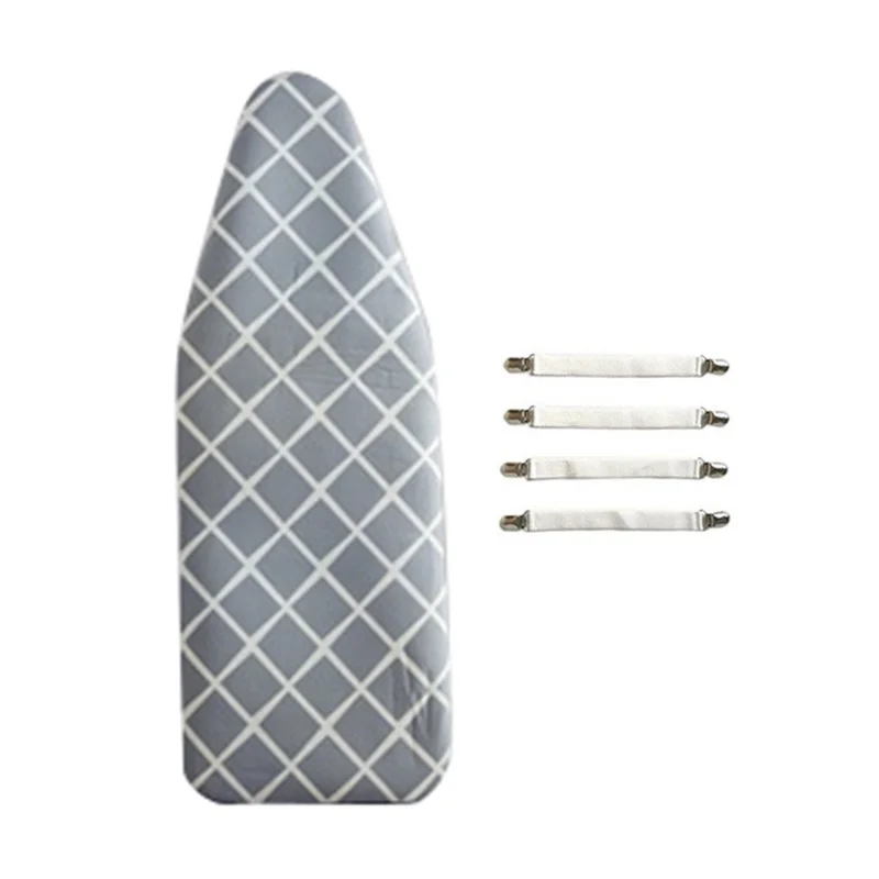 Ironing Board Cover 147x48cm Thick Padding Stain Resistant Ironing Board Padded Cover - Rhombic Lattice