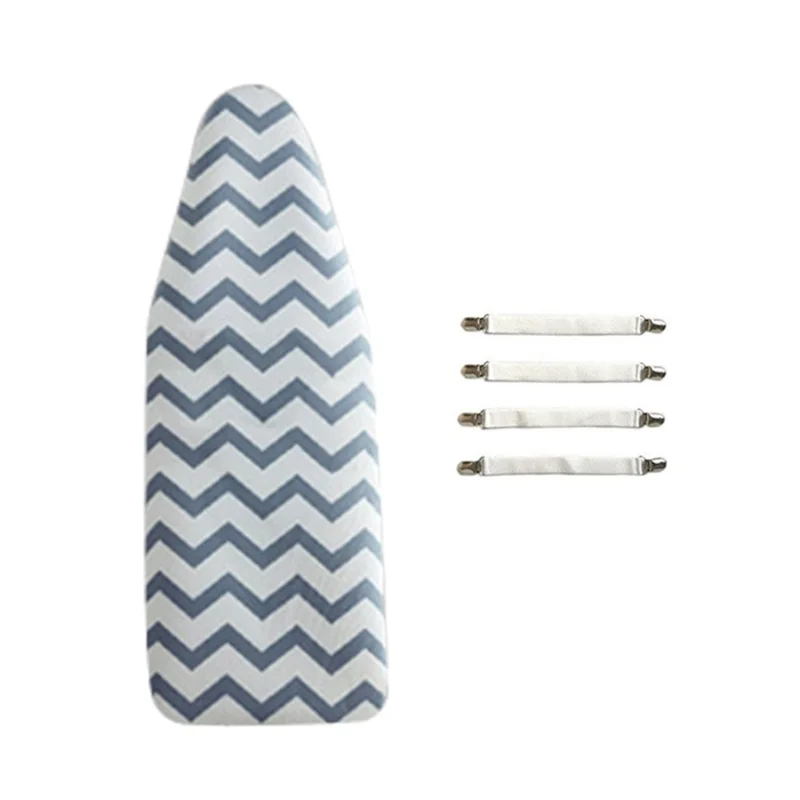 Ironing Board Cover 147x48cm Thick Padding Stain Resistant Ironing Board Padded Cover - Medium Waves