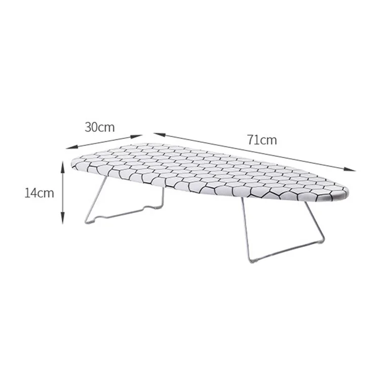 FASOLA YF-152 Table à repasser pliante avec revêtement épais matelassé pour la couture, la salle des métiers