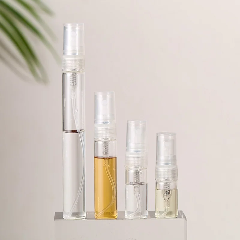 5ml Travel Size Spray Bottle Leak Proof Glass Pump Bottles Empty Cosmetic Refillable Travel Containers for Perfume, Skincare