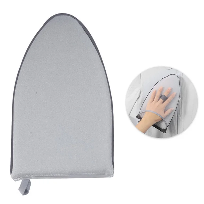 Garment Steamer Ironing Gloves Anti Steam Glove Heat Resistant Handheld Ironing Pad for Clothes, S - Grey / Sharp