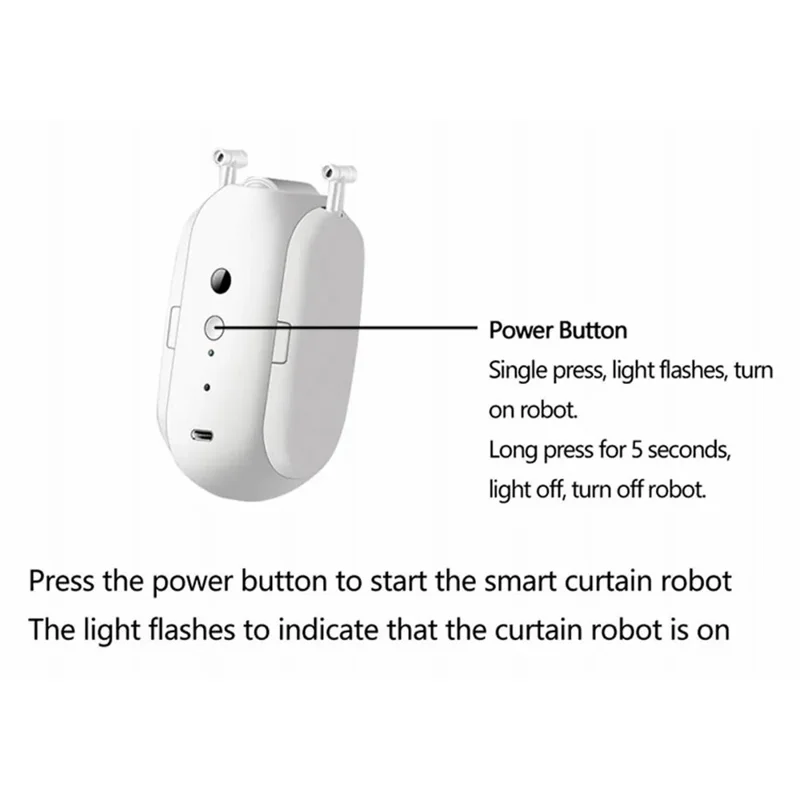 LY-1672 Smart Curtain Robot Remote Control Electric Curtain Opener for Rod (Single Opening)