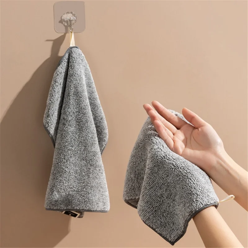 MTAM 2PCS Chiffon de nettoyage en microfibre absorbant l'eau Serviette de nettoyage Chiffon de cuisine Vaisselle