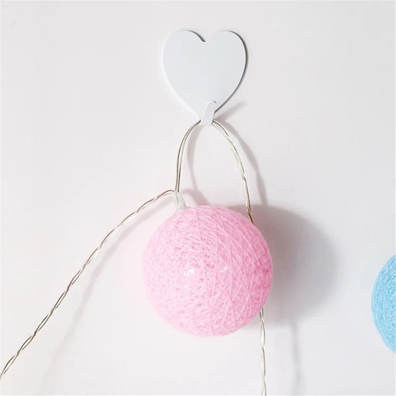 MTAM Heart Shape Stainless Steel Adhesive Hook Room Towel Key Hanger Wall Decoration - Yellow