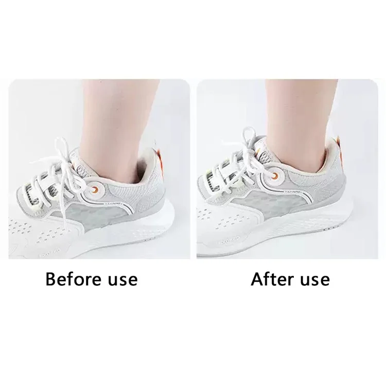 1Paio di cuscinetti per il tallone Inserti per solette Sport Scarpe Adesivo per tallone Scarpe Lente Adesivi protettivi per tallone per sneaker - Nero / 5 mm