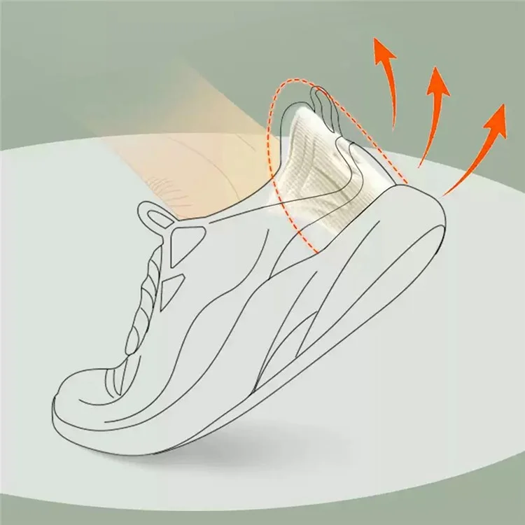 1Paio di cuscinetti per il tallone Inserti per solette Sport Scarpe Adesivo per tallone Scarpe Lente Adesivi protettivi per tallone per sneaker - Nero / 5 mm