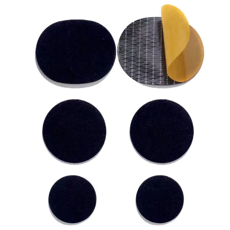 sy023 Scarpa Punta / Tallone Buco Patch Set Sneaker Buco Patch Insert Resistente all'Usura Autoadesivo Patch - Nero / Buco