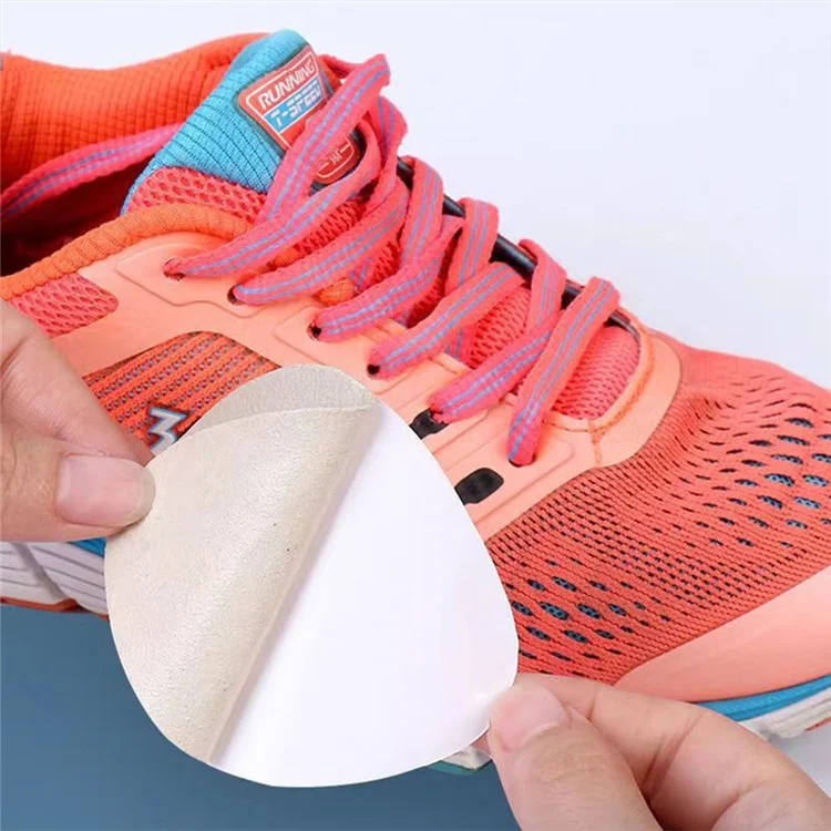 sy023 Shoe Toe / Heel Hole Repair Patches Set Sneaker Hole Patch Insert Wear-Resistant Self-Adhesive Patch - White / Hole