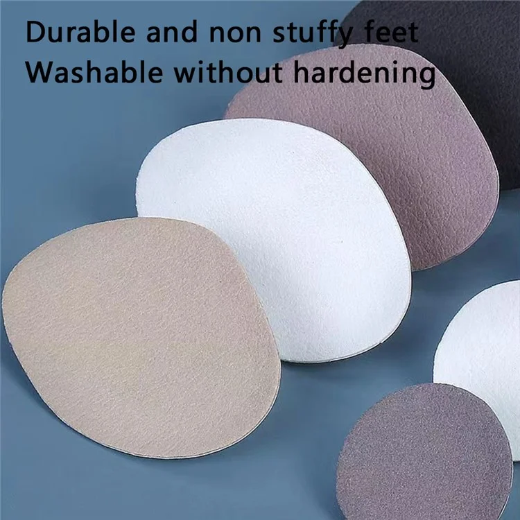 sy023 Shoe Toe / Heel Hole Repair Patches Set Sneaker Hole Patch Insert Wear-Resistant Self-Adhesive Patch - Dark Brown / Hole