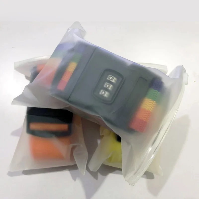 Anti-theft Travel Luggage Strap Adjustable Password Lock Packing Belt Baggage Secure Lock - Orange