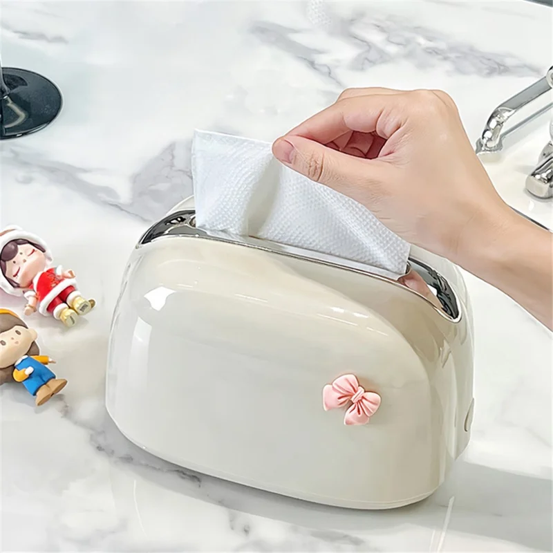 20.5x13x13CM Living Room Table Tissue Box ABS Napkin Storage Bin Home Decoration Tissue Holder