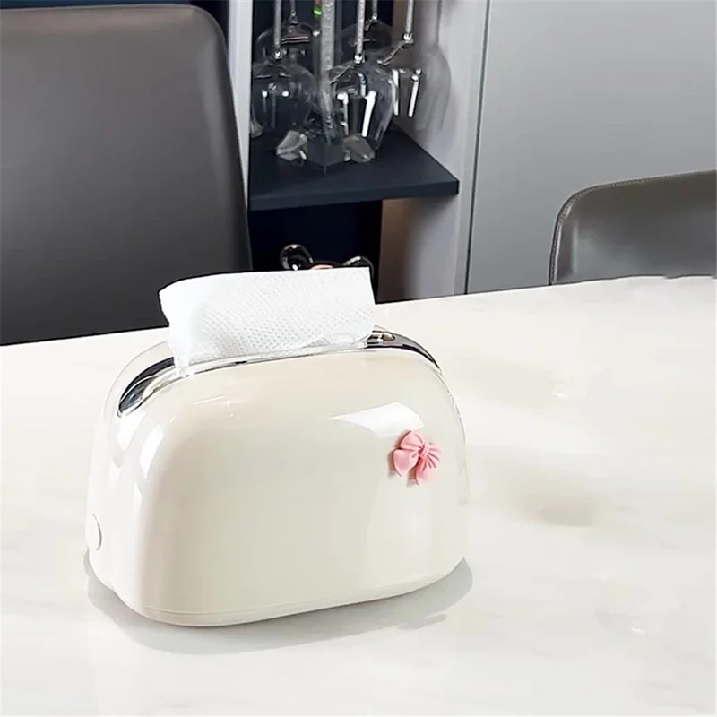 20.5x13x13CM Living Room Table Tissue Box ABS Napkin Storage Bin Home Decoration Tissue Holder