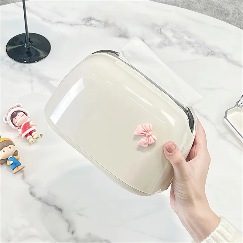 20.5x13x13CM Living Room Table Tissue Box ABS Napkin Storage Bin Home Decoration Tissue Holder