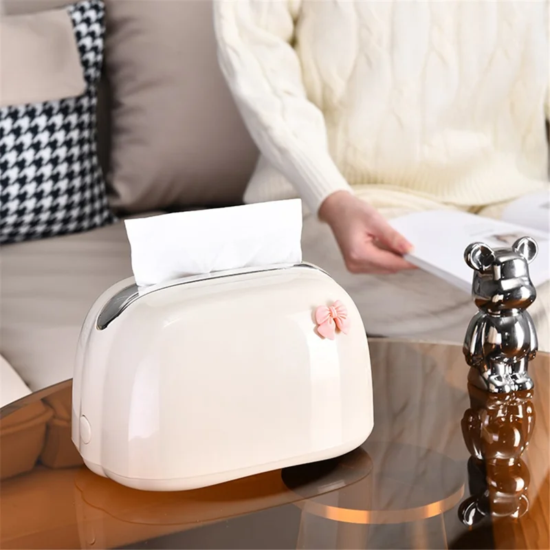 20.5x13x13CM Living Room Table Tissue Box ABS Napkin Storage Bin Home Decoration Tissue Holder