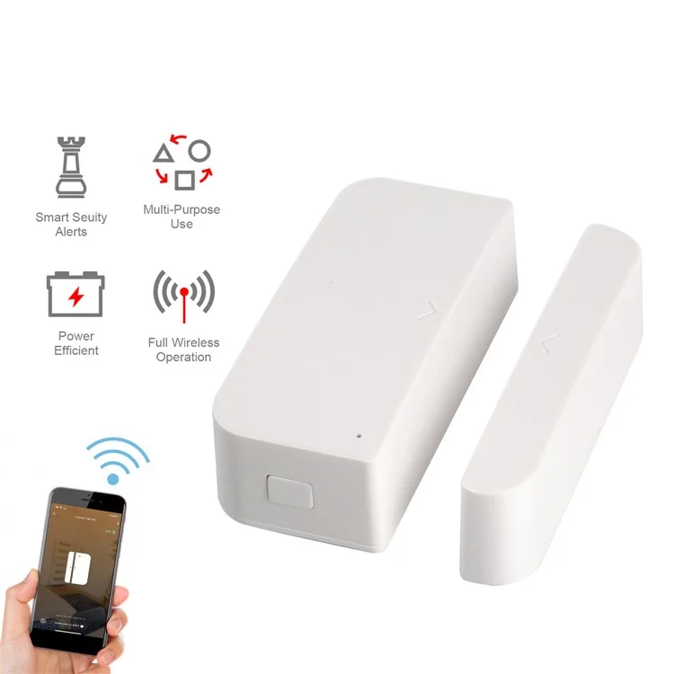 LY-121 TUYA WiFi Sensor de puerta y ventana Sensor de contacto inteligente Detector de apertura de puerta