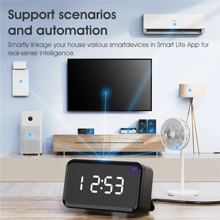 MG-WG101-B-ZIG-BLU-TIME Zigbee Bluetooth Dual-Mode Wireless Gateway With Time Affichage