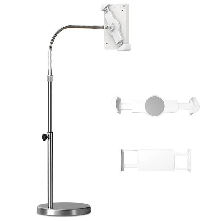 X&X For Exideal / Seayeo Skin Beauty Lamp Flexible Hose Bracket Floor Stand with Tablet Clip