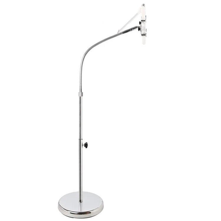 X&X Pour Exideal / Lampe de beauté Seayeo Flexible Hose Bracket Floor Stand avec support pour tablette